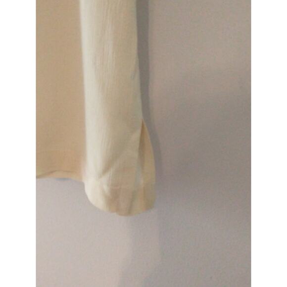 Vtg Liz Sport Cream Shell Top Small Career Workwear Office Ready Capsule Piece - Picture 7 of 8